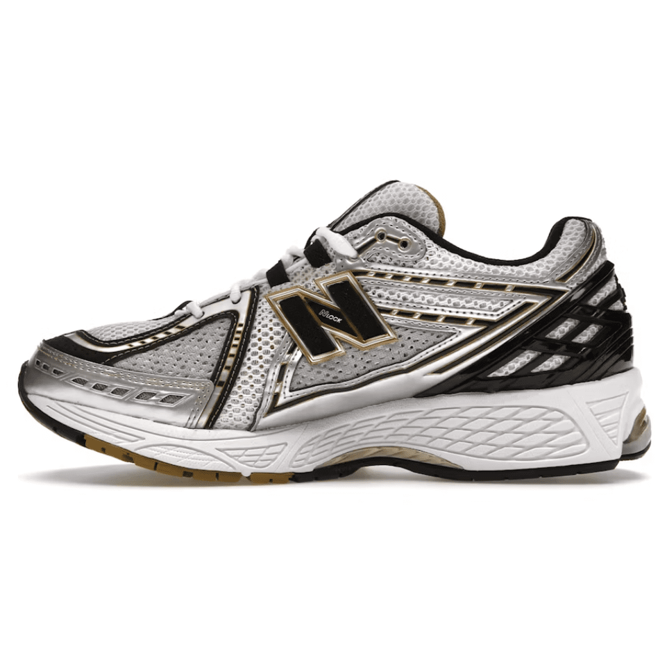 New Balance 1906R White Metallic Gold LaceThem
