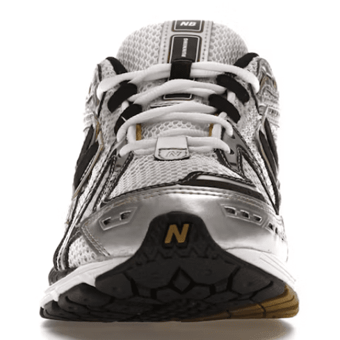 New Balance 1906R White Metallic Gold LaceThem