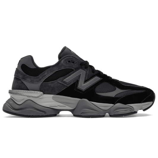New Balance 9060 Black Castlerock Grey LaceThem